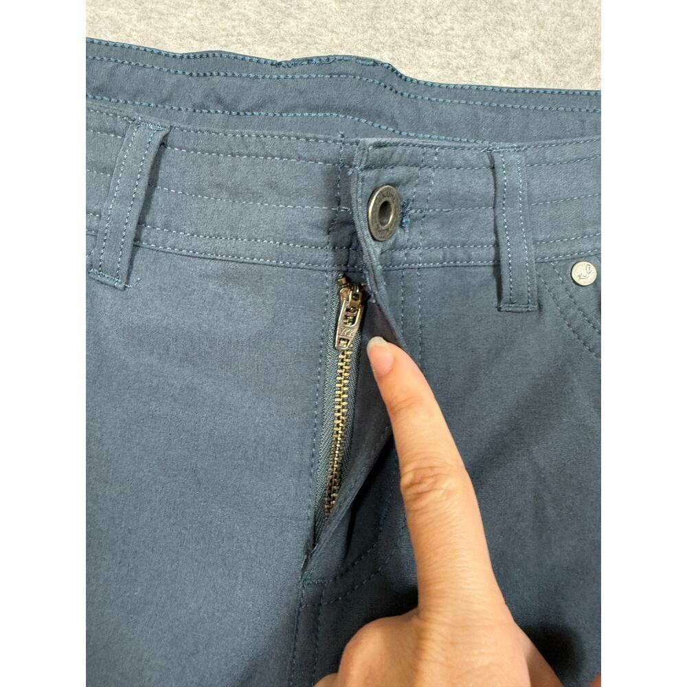 Kuhl Womens Size 8 Reg Blue Cargo Pants Hiking Outdoor - Picture 7 of 8